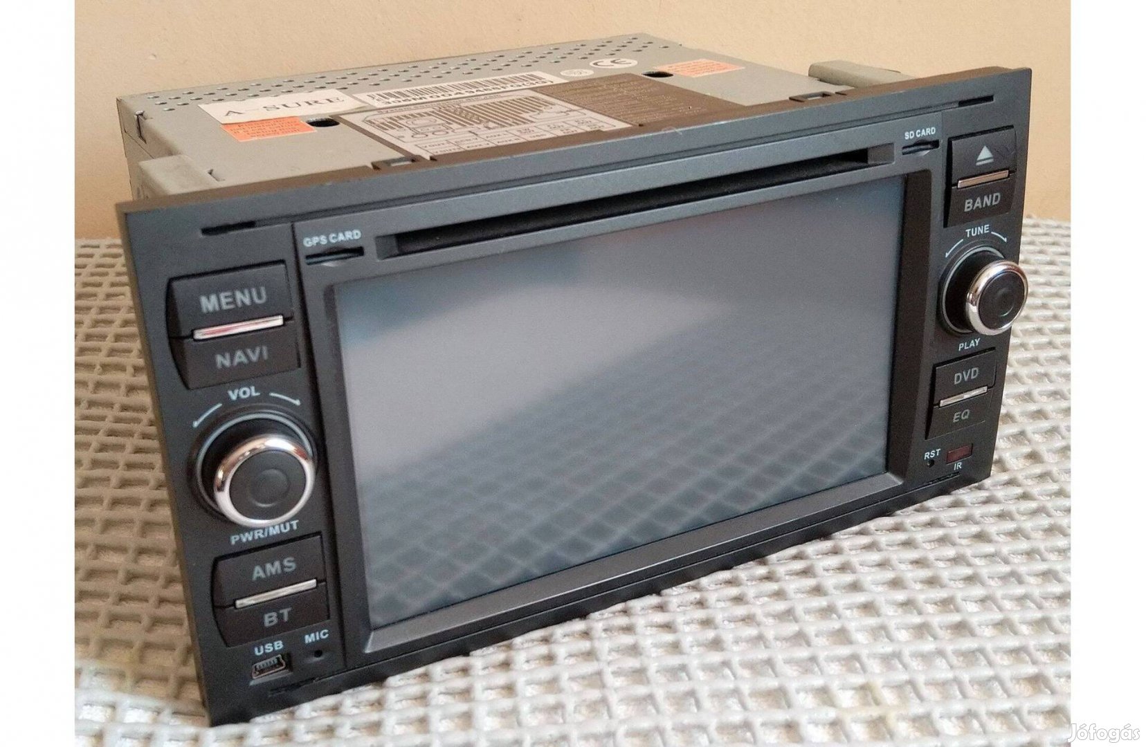 Ford A-Sure 306M navi TV video BlueTooth DVD MP3 CD fejegység - hibás