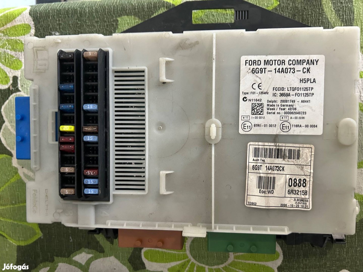 Ford BSI biztisitektábla 6G9T 14A073 CK