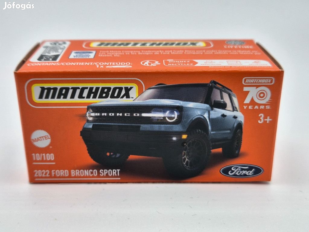 Ford Bronco Sport (2022) - 10/100 - Matchbox - 1:64