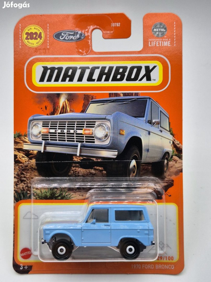 Ford Bronco (1970) - 2024 29/100 - hosszú kártyás -  Matchbox - 1:64
