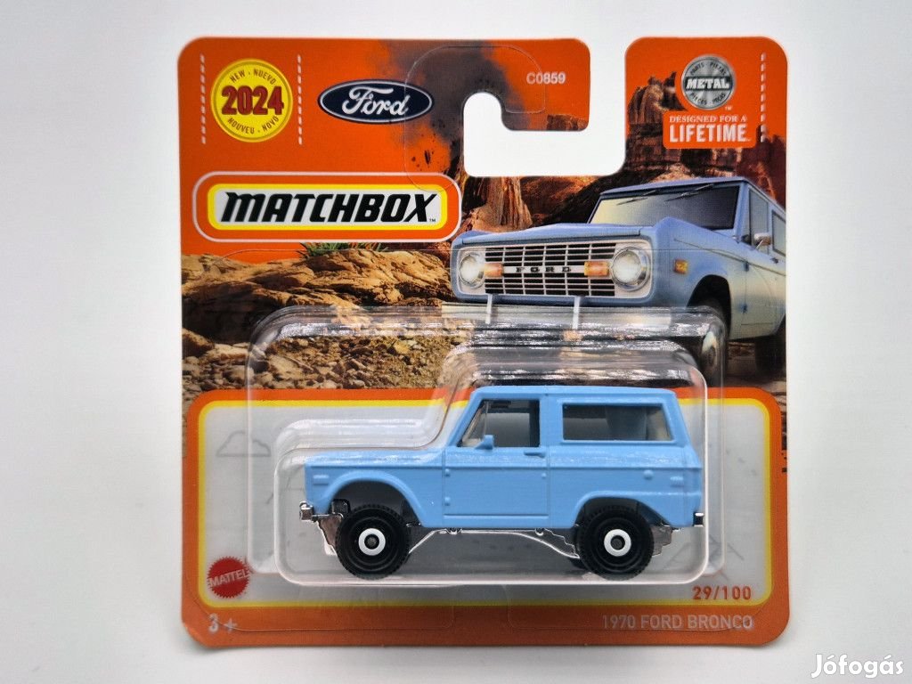 Ford Bronco (1970) - 29/100 - bliszteres -  Matchbox - 1:64