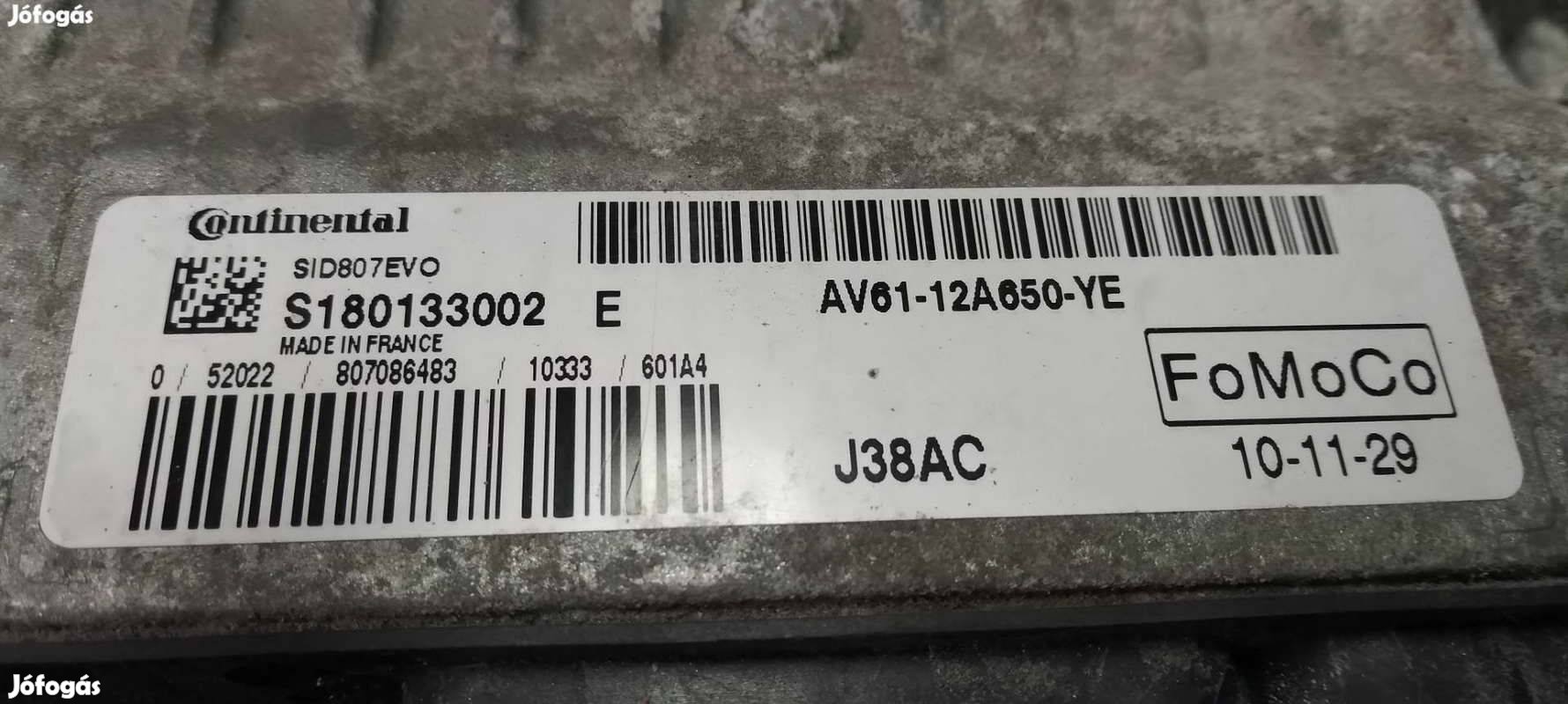 Ford C-Max 1.6 diesel motorvezérlő elektronika