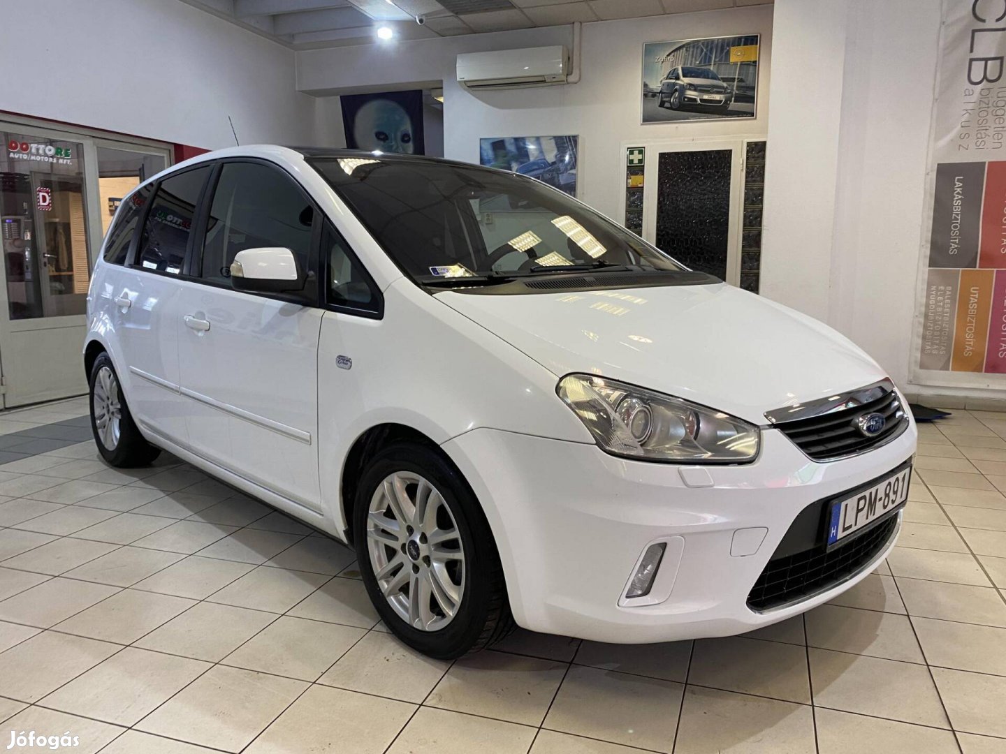 Ford C-Max 2.0 TDCi Ghia DPF (Automata) Üvegtető