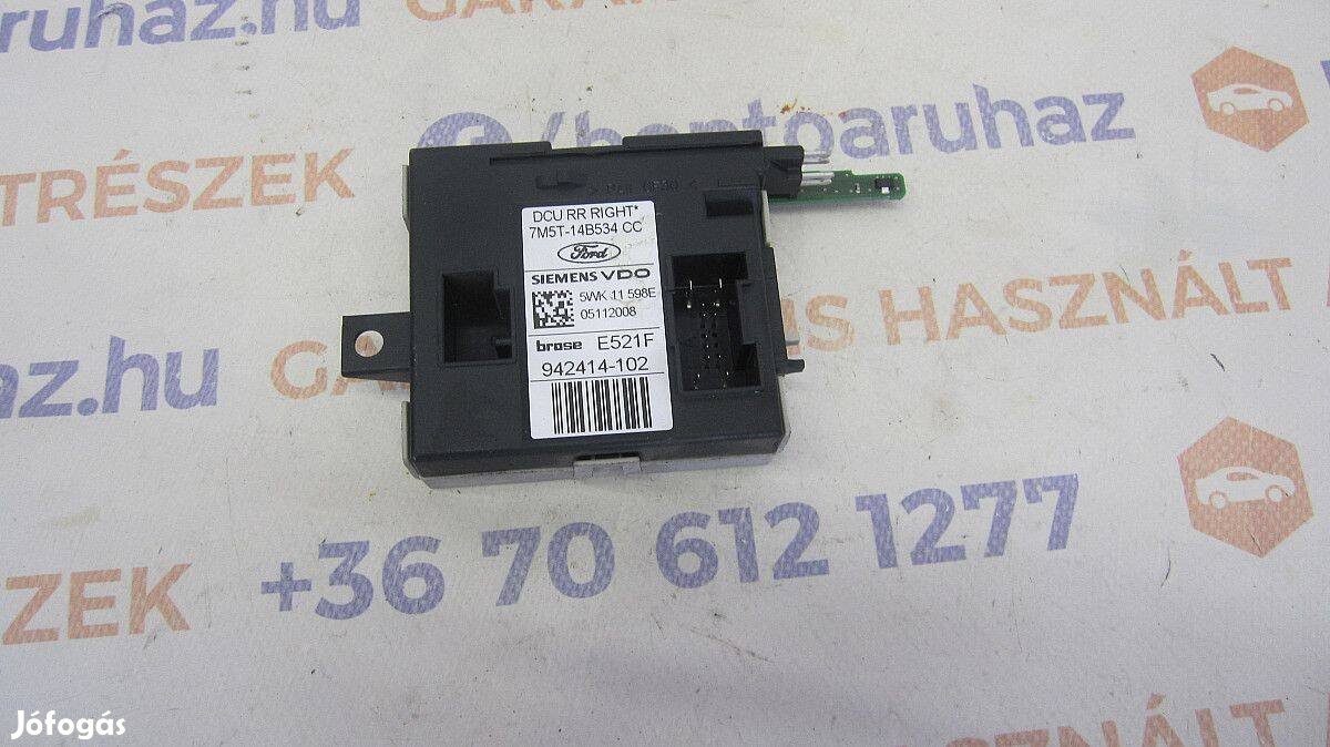 Ford C-Max Eladó gyári, jobb hátsó ajtó modul, vezérlő