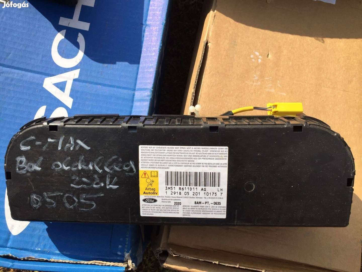 Ford C-max bal oldalzsák légzsák