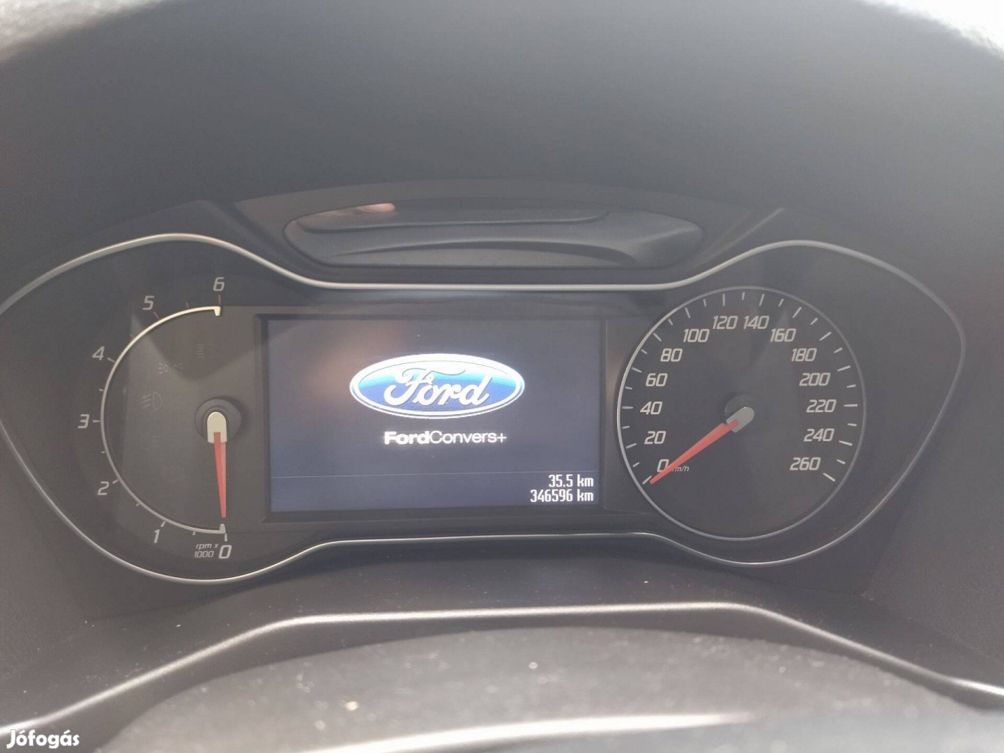 Ford Convers+ óracsoport,kilóméter óra