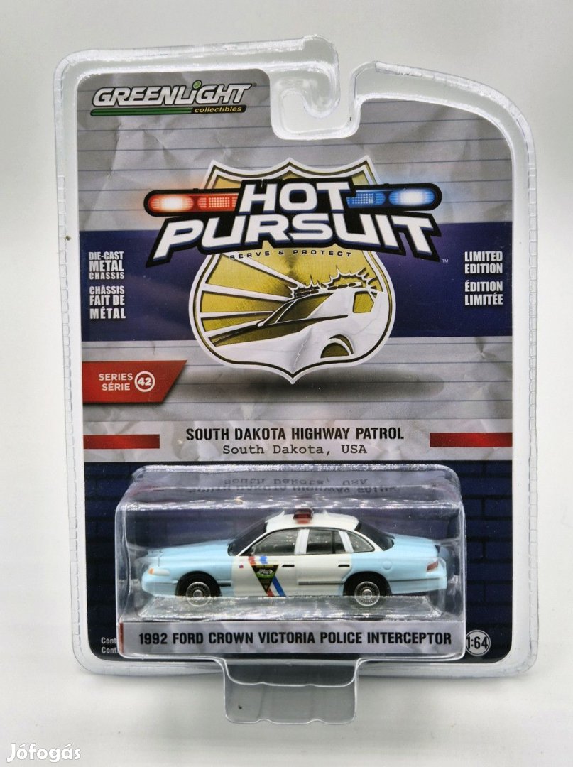 Ford Crown Victoria Police Interceptor (1992) -  Greenlight - 1:64