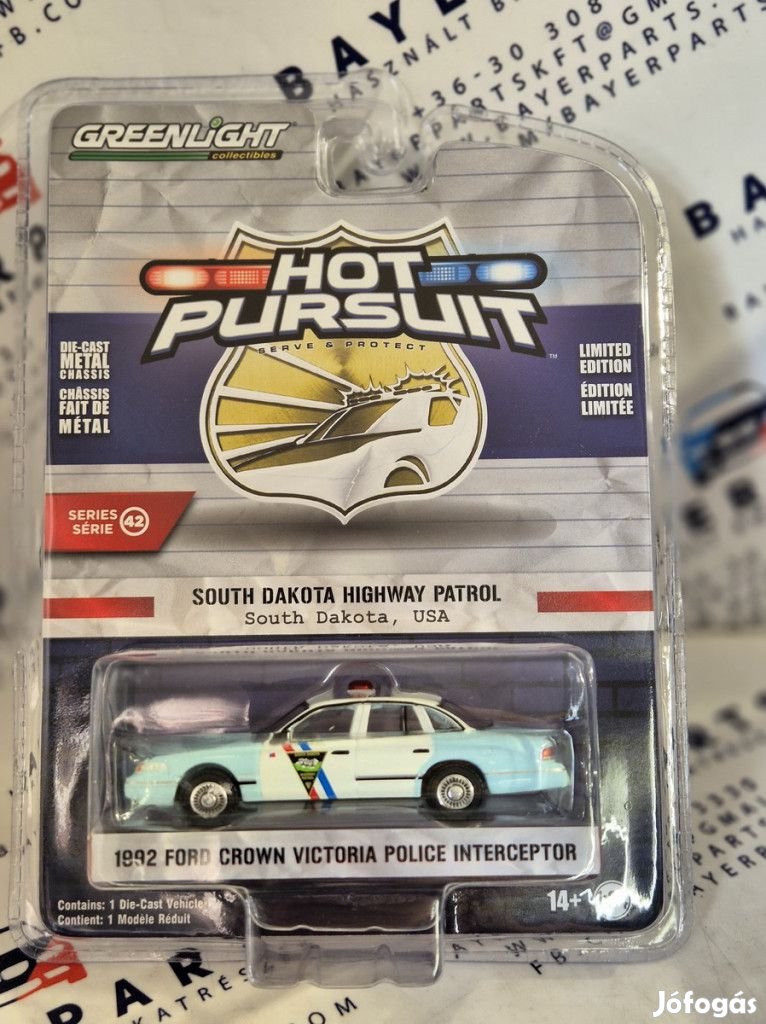 Ford Crown Victoria Police Interceptor (1992) -  Greenlight - 1:64