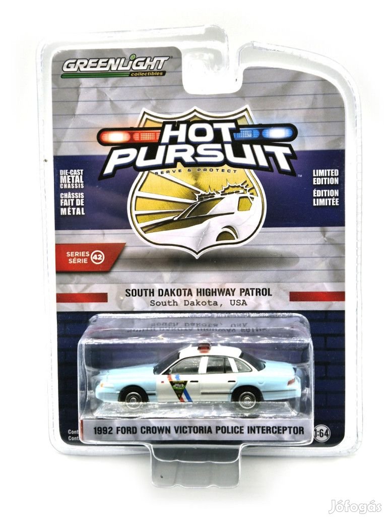 Ford Crown Victoria Police Interceptor (1992) -  Greenlight - 1:64