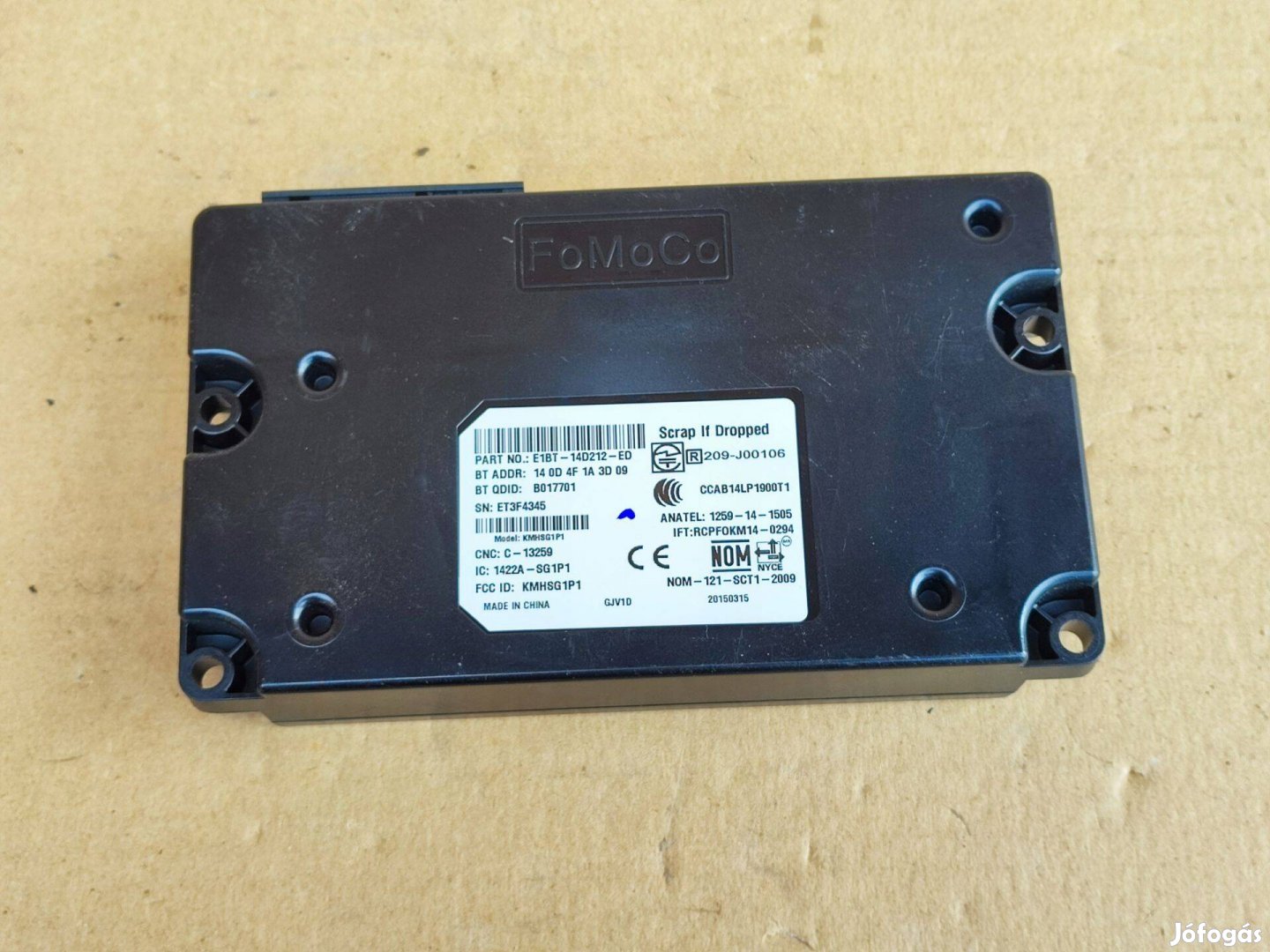 Ford Ecosport Bluetooth modul E1BT14D212ED