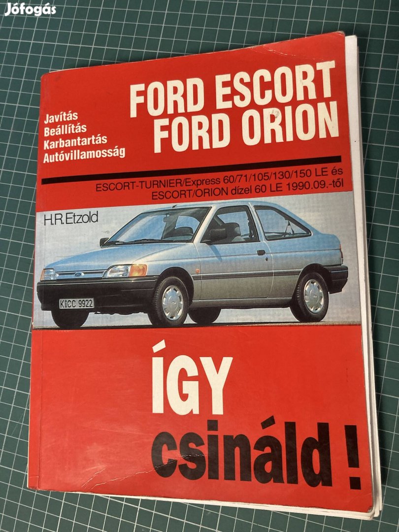 Ford Escort, Orion - így csináld könyv