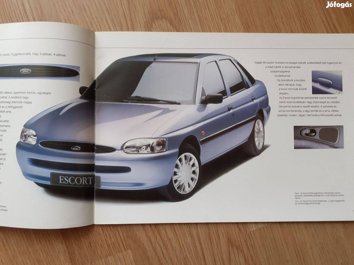 Ford Escort prospektus - 1996, magyar nyelvű