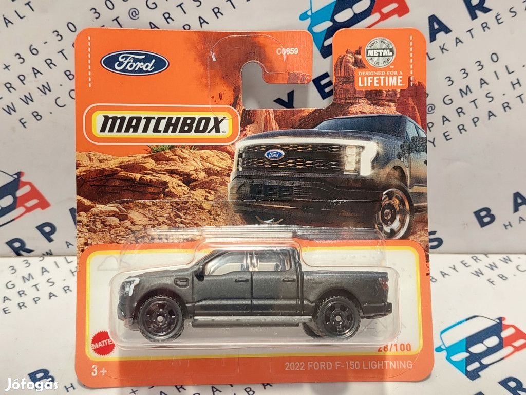 Ford F-150 Lightning (2022) - bliszteres 28/100 -  Matchbox - 1:64