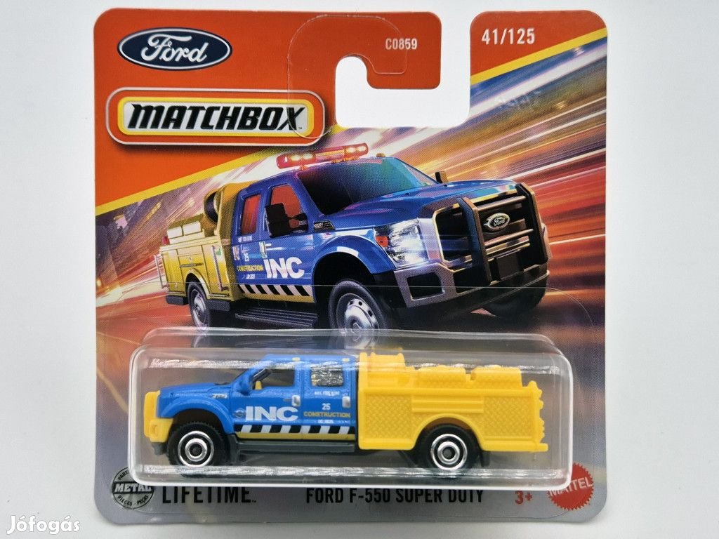 Ford F-550 Super Duty - 41/125 - bliszteres -  Matchbox - 1:64