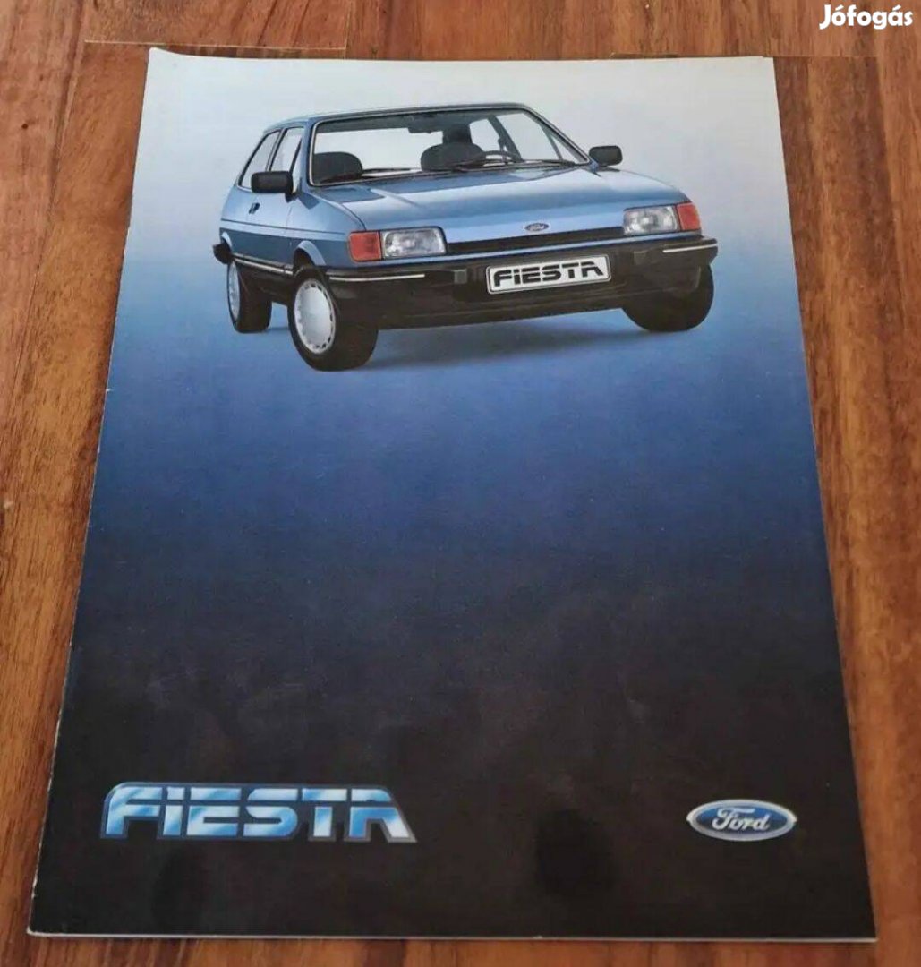 Ford Fiesta MK2 Prospektus 1985 XR2 Is Benne Van !