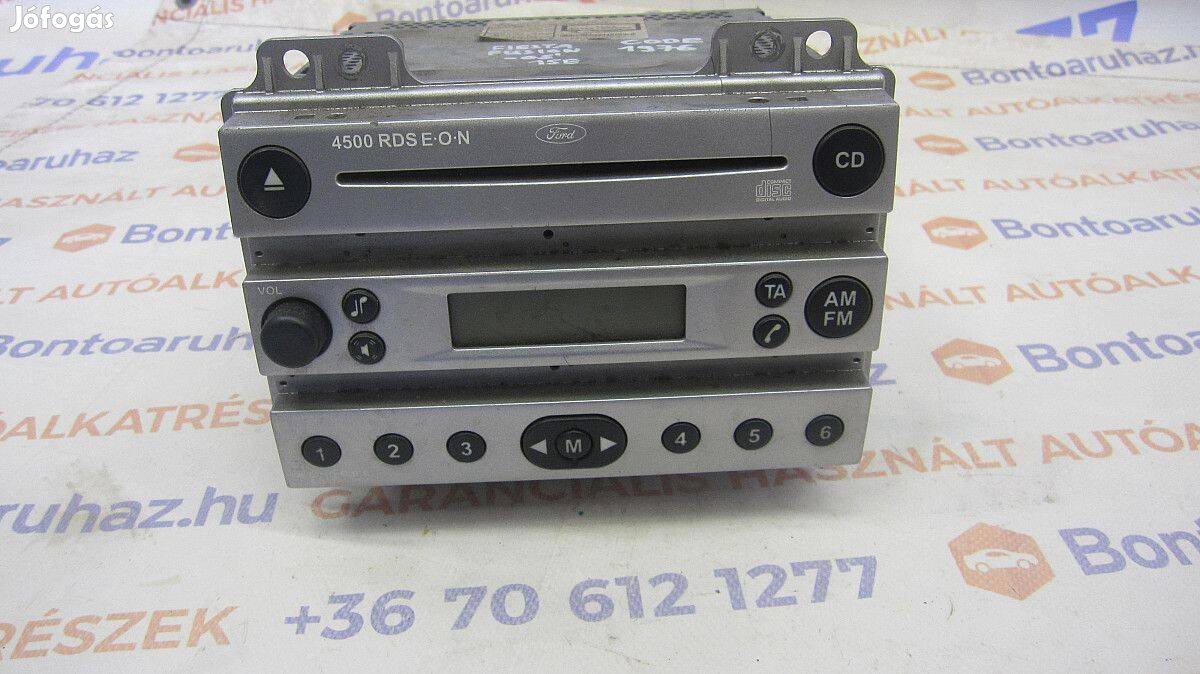 Ford Fiesta MK6 Eladó gyári, bontott CD rádió fejegység kóddal