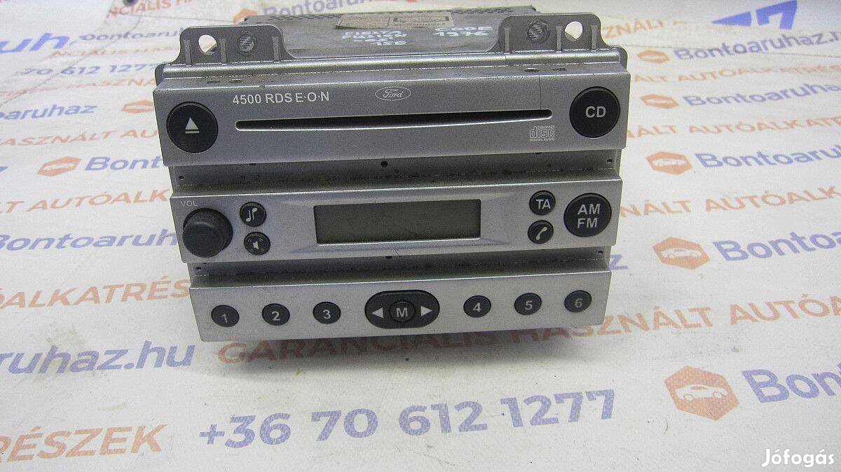 Ford Fiesta MK6 Eladó gyári, bontott CD rádió fejegység kóddal