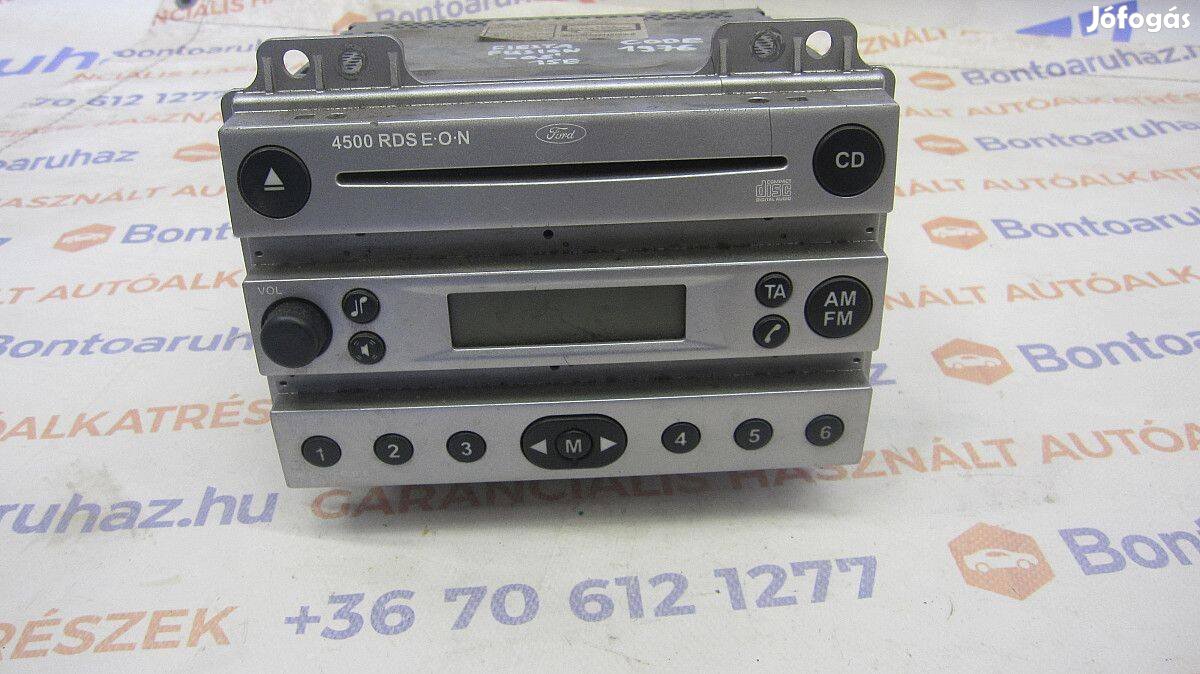 Ford Fiesta MK6 Eladó gyári, bontott CD rádió fejegység kóddal
