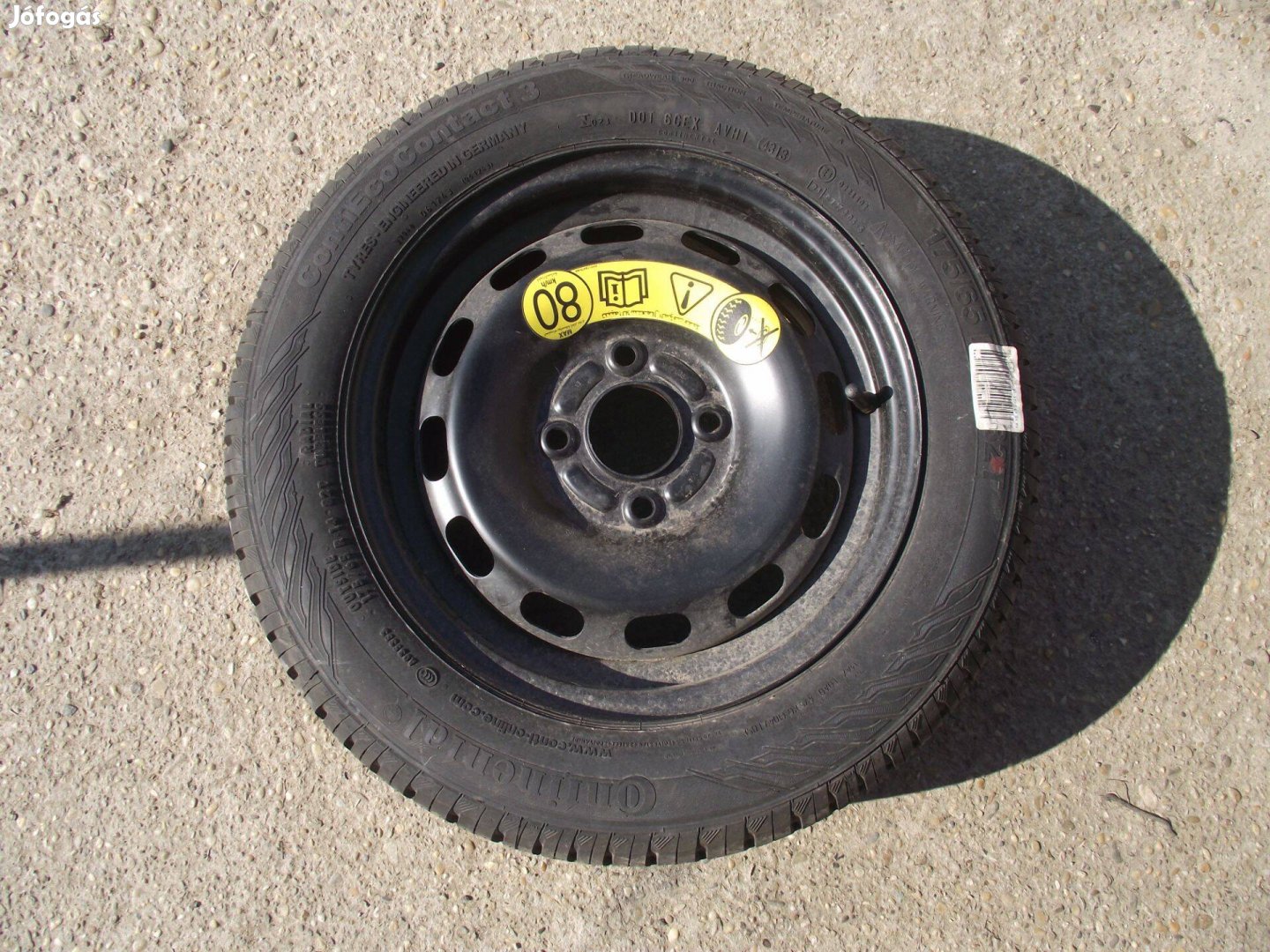 Ford Fiesta MK6 pótkerék új gumival 2013-as évjárat 175/65R14