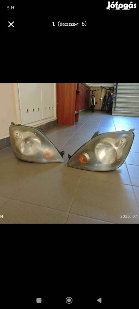 Ford Fiesta fényszóró 