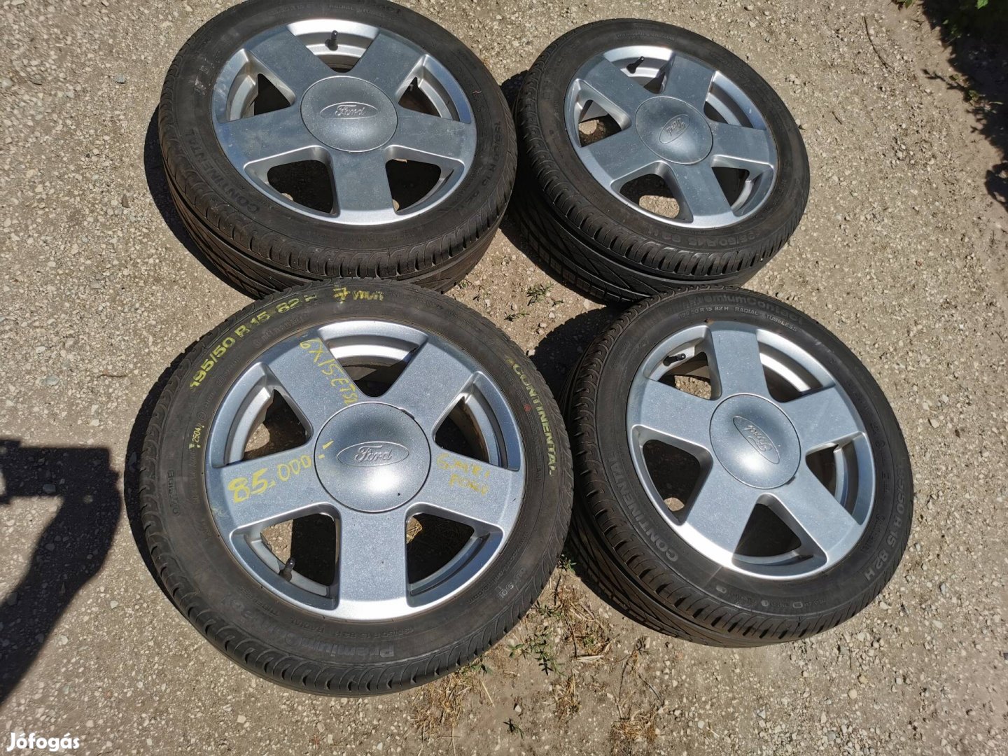 Ford Fiesta gyári alufelni garnitúra 15coll eladó 