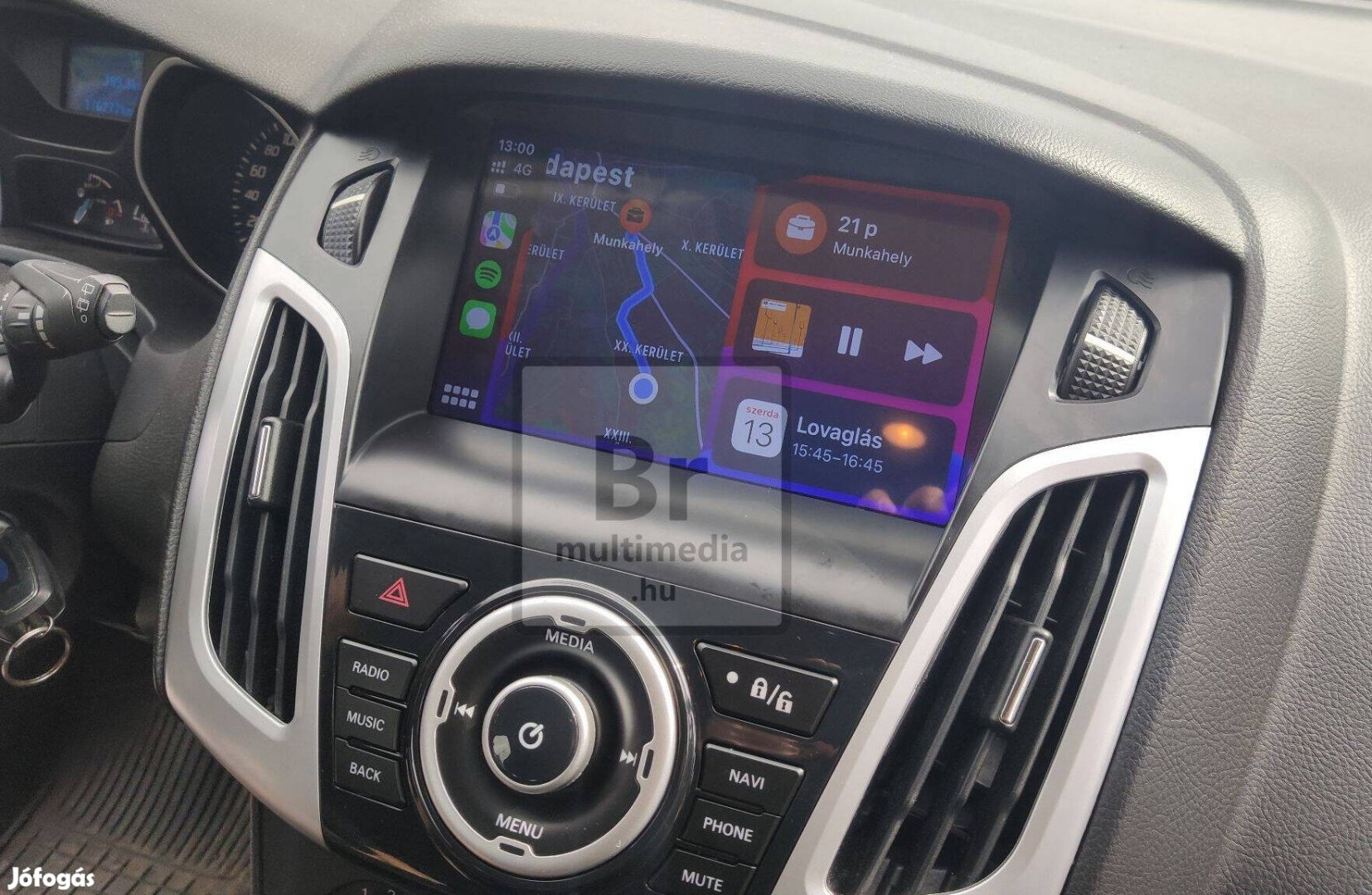 Ford Focus 3 Android Rádió Navigáció Kijelző Hifi 2Din Multimédia Navi