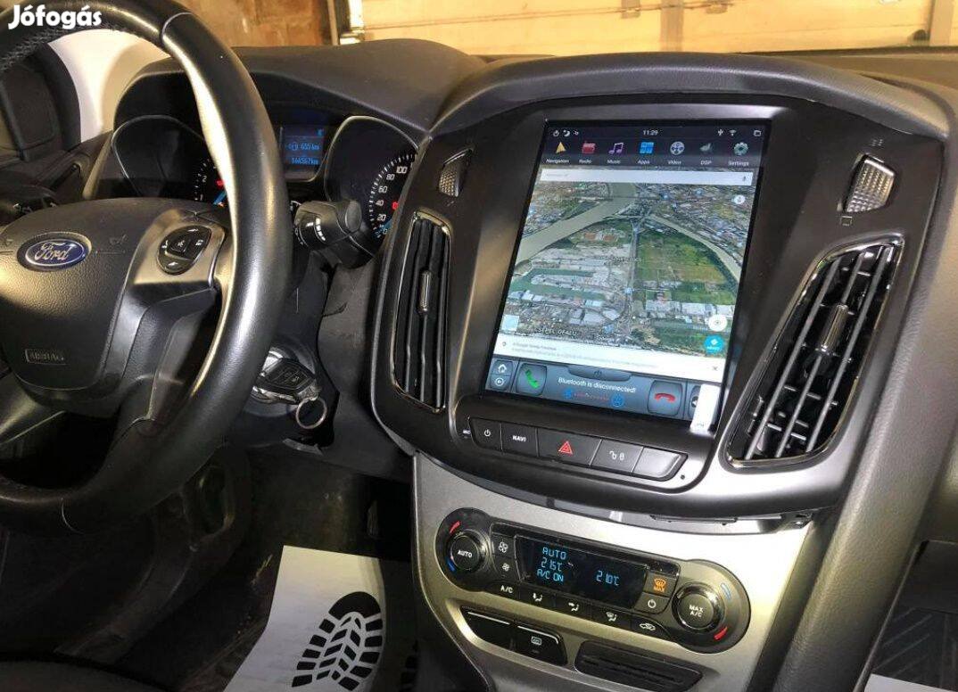 Ford Focus 3 Carplay Android Multimédia GPS Rádió Tolatókamerával