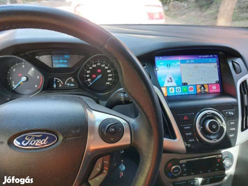 Ford Focus 3 Carplay Multimédia Android GPS Rádió Tolatókamerával