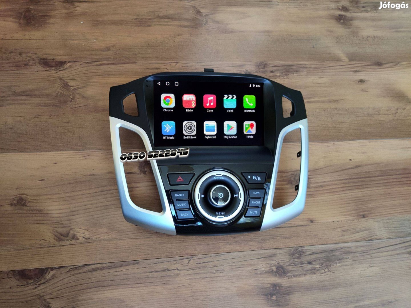 Ford Focus 3 Rádió Android Multimédia Fejegység Navigáció 9" Kijelző