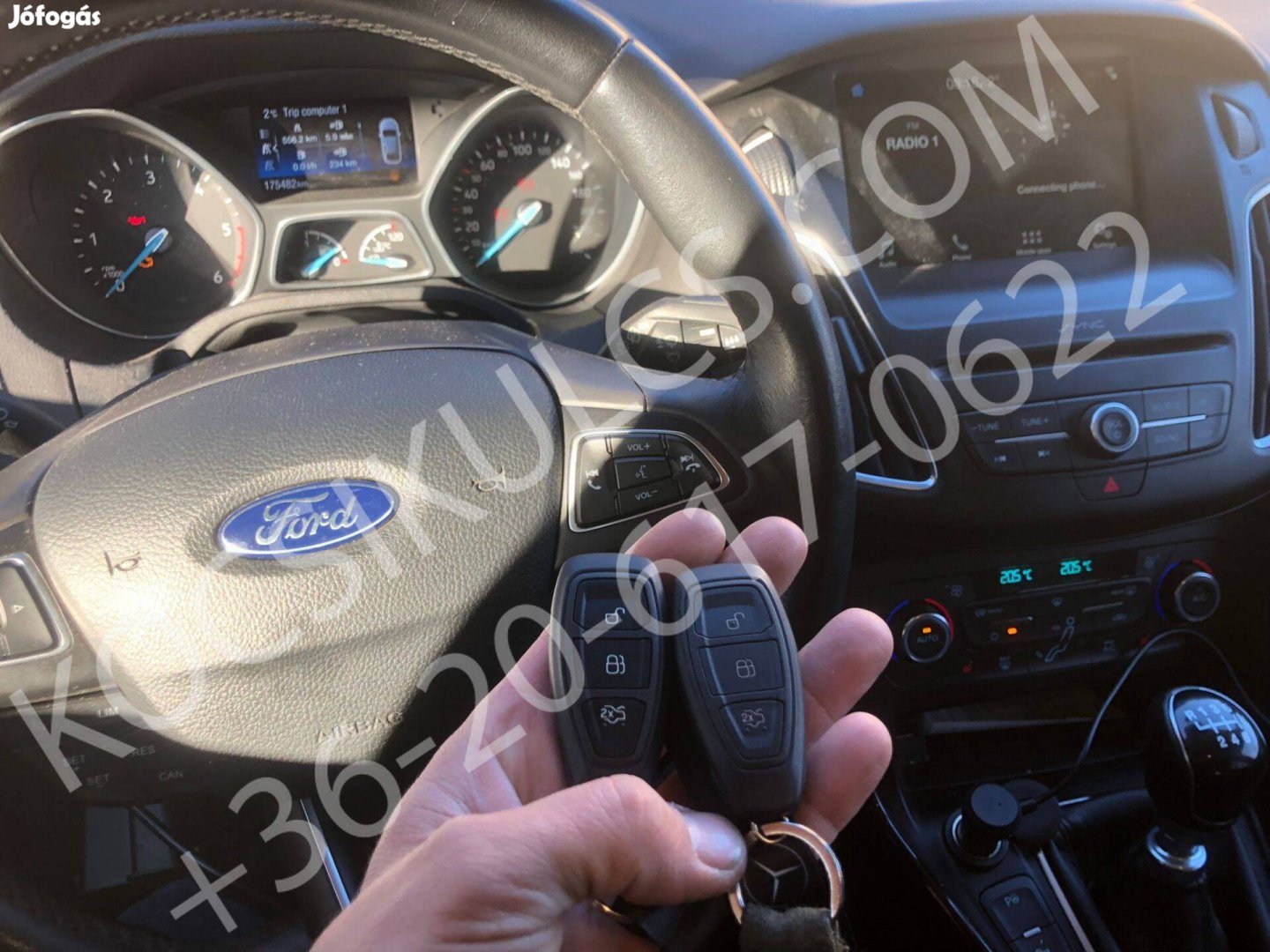 Ford Focus 3 smart kulcs gyártás és programozás