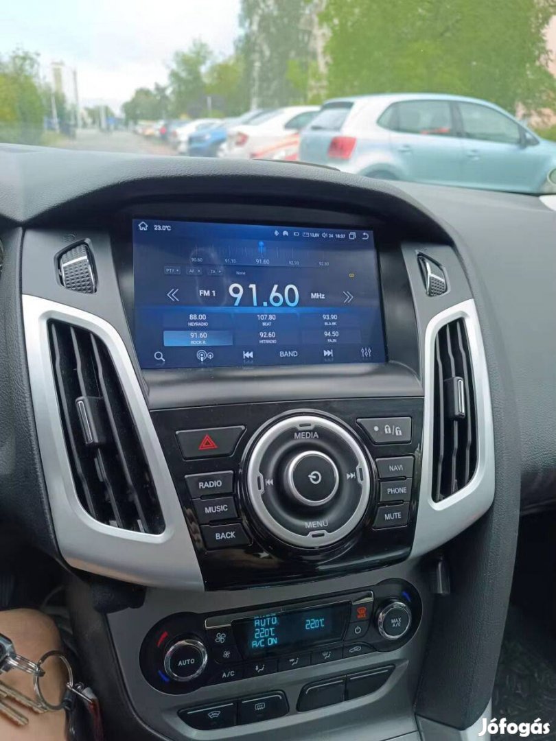 Ford Focus Android Rádió Navigáció Kijelző Multimédia Hifi Fejegység