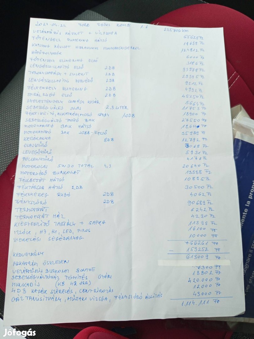 Ford Focus Benzin-Gáz