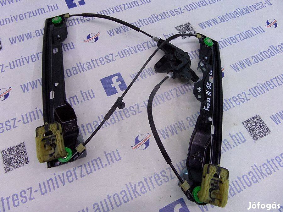 Ford Focus III MK3 Jobb első ablakemelő szerkezet, bontott, gyári, Foc