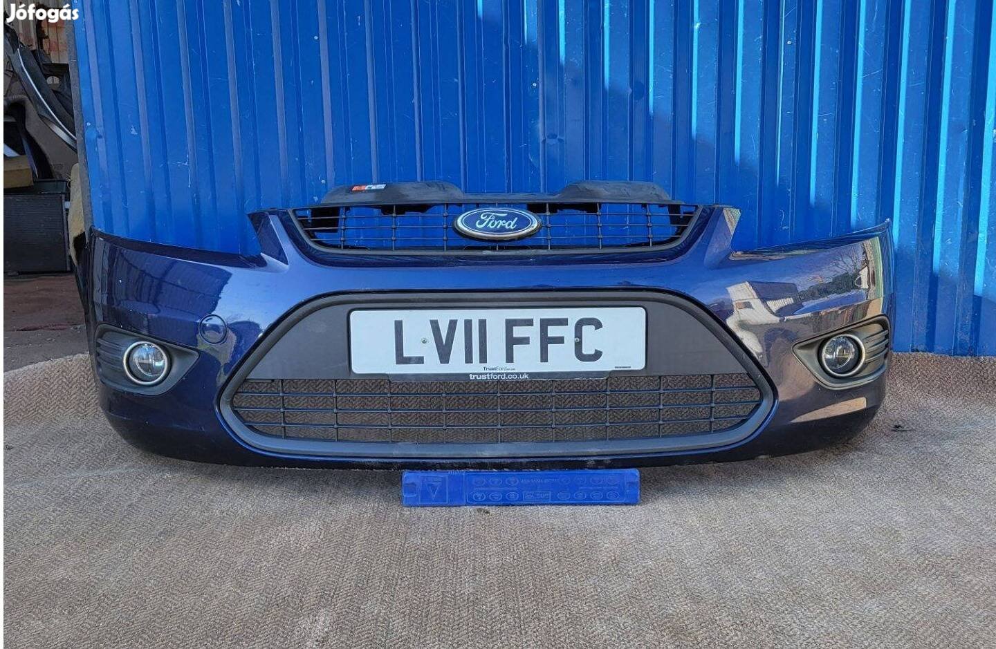 Ford Focus II 2 MK2 facelift gyári 8M5117K819 első lökhárító kék