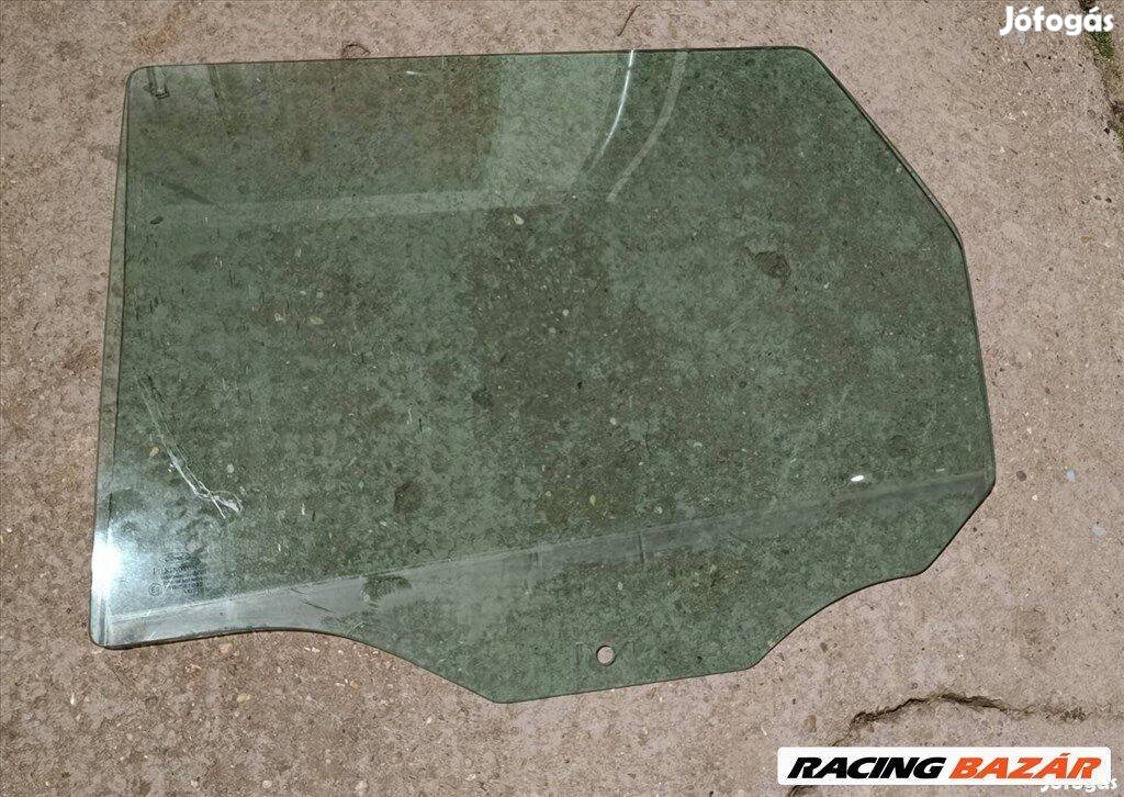 Ford Focus I bal hátsó lejáró ajtóüveg ablaküveg