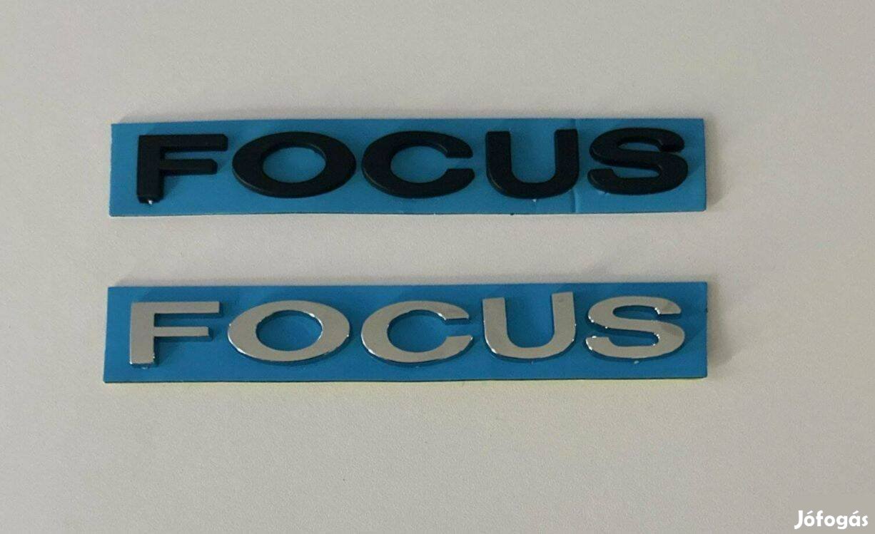 Ford Focus JEL Logo Embléma Felirat Csomagtér Csomagtartó Kiegészítő J