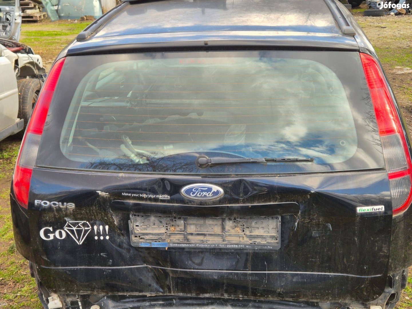 Ford Focus Kombi mk2 Csomagtérajtó üveg 2004 és 2011