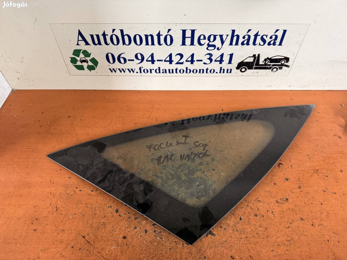 Ford Focus MK1 5 ajtós bal hátsó fix üveg 