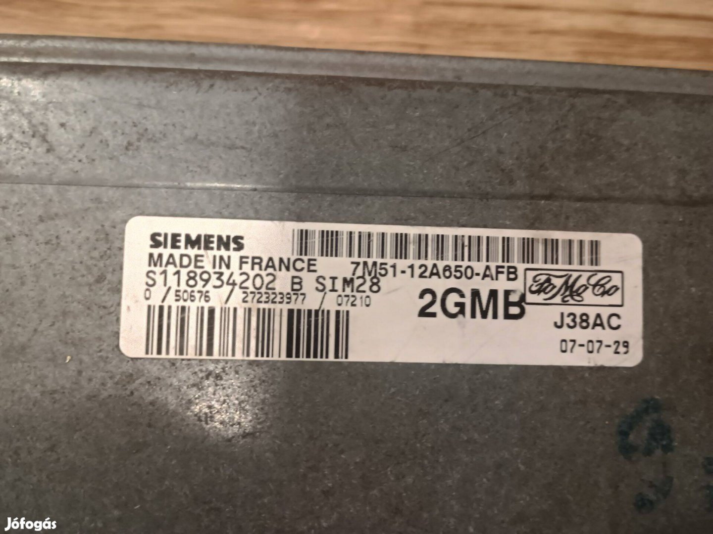 Ford Focus MK2 motorvezérlő ECU 7M51-12A650-AFB