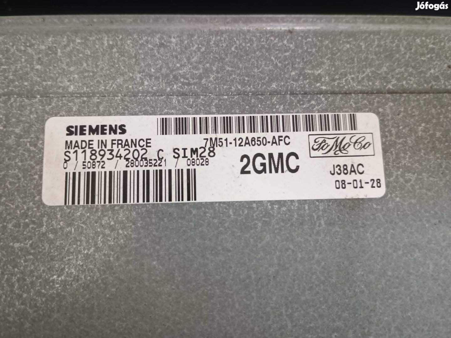 Ford Focus MK2 motorvezérlő ECU 7M51-12A650-AFC