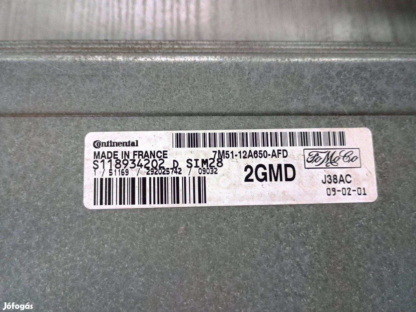 Ford Focus MK2 motorvezérlő ECU 7M51-12A650-AFD