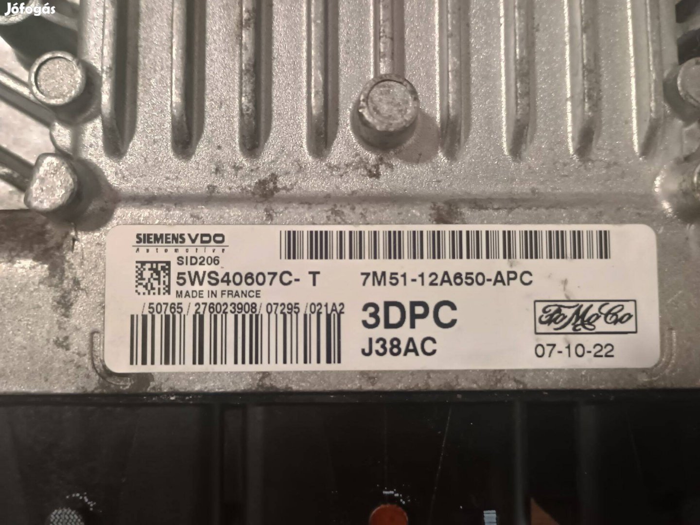 Ford Focus MK2 motorvezérlő ECU 7M51-12A650-APC