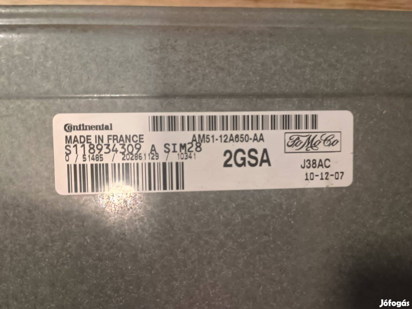 Ford Focus MK2 motorvezérlő ECU AM51-12A650-AA