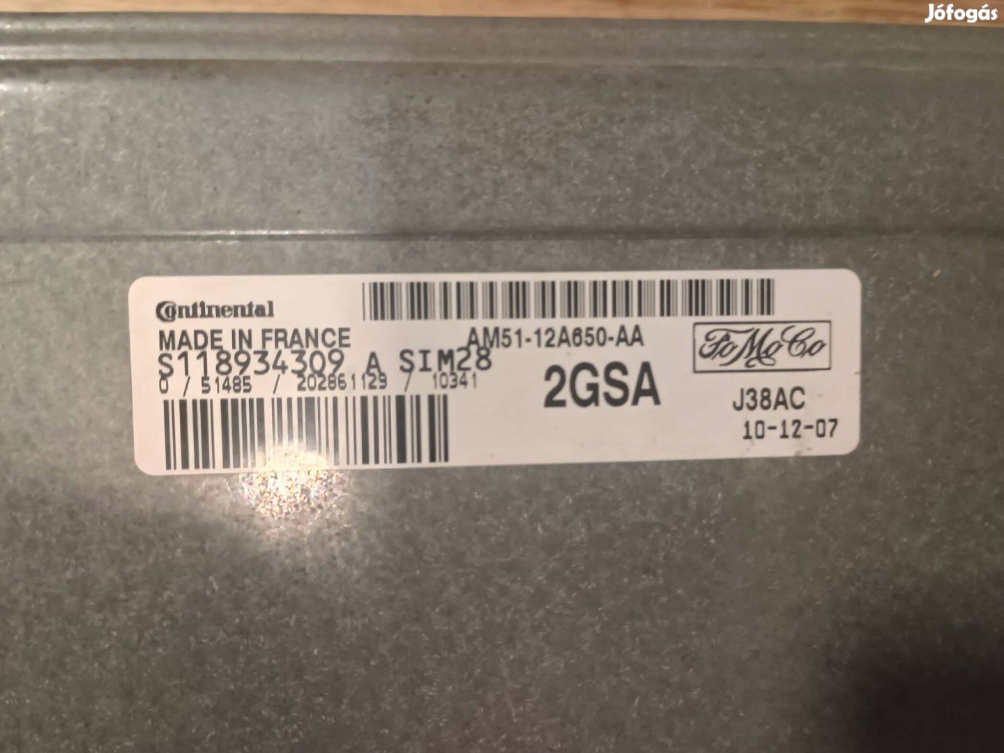 Ford Focus MK2 motorvezérlő ECU AM51-12A650-AA