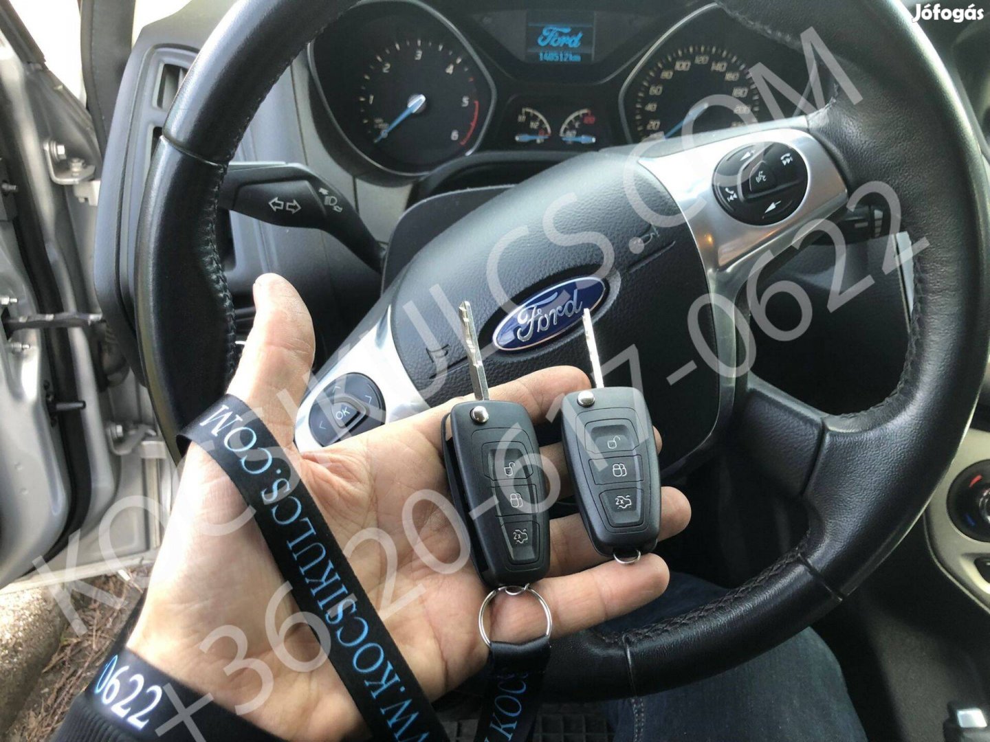 Ford Focus MK3 bicskakulcs eladó - új - autóhoz programozva