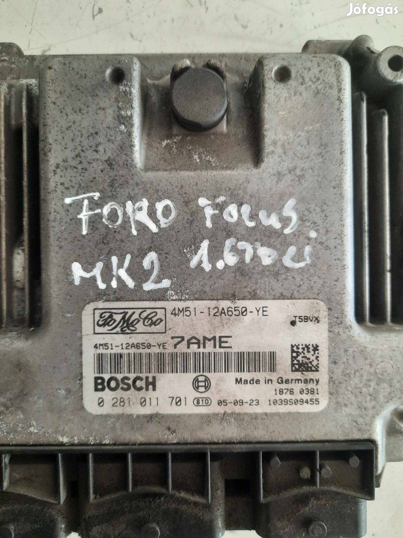 Ford Focus Mk2 1.6 TDCi motorvezérlő 4M51-12A650-YE