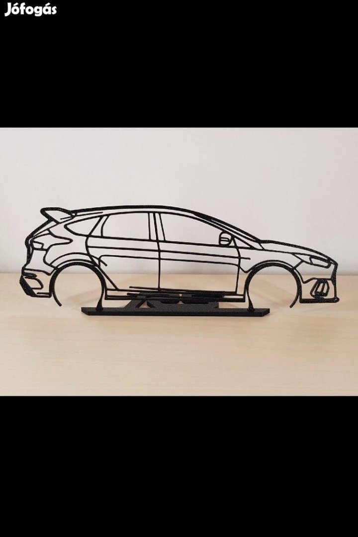 Ford Focus RS asztali modell, dekoráció, ajándék