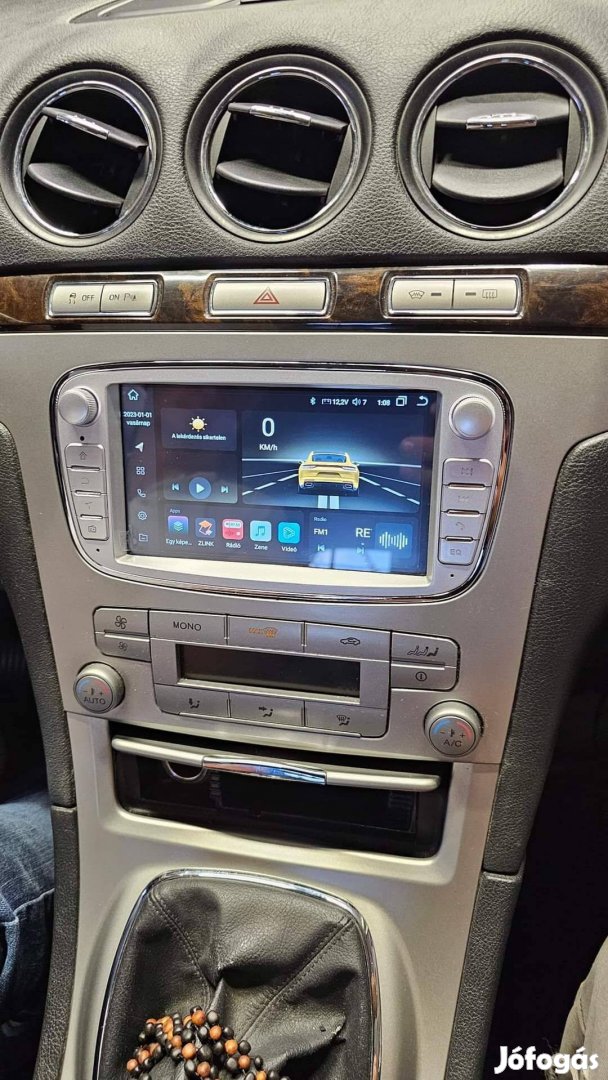 Ford Focus, Mondeo Carplay Multimédia GPS Rádió Tolatókamerával