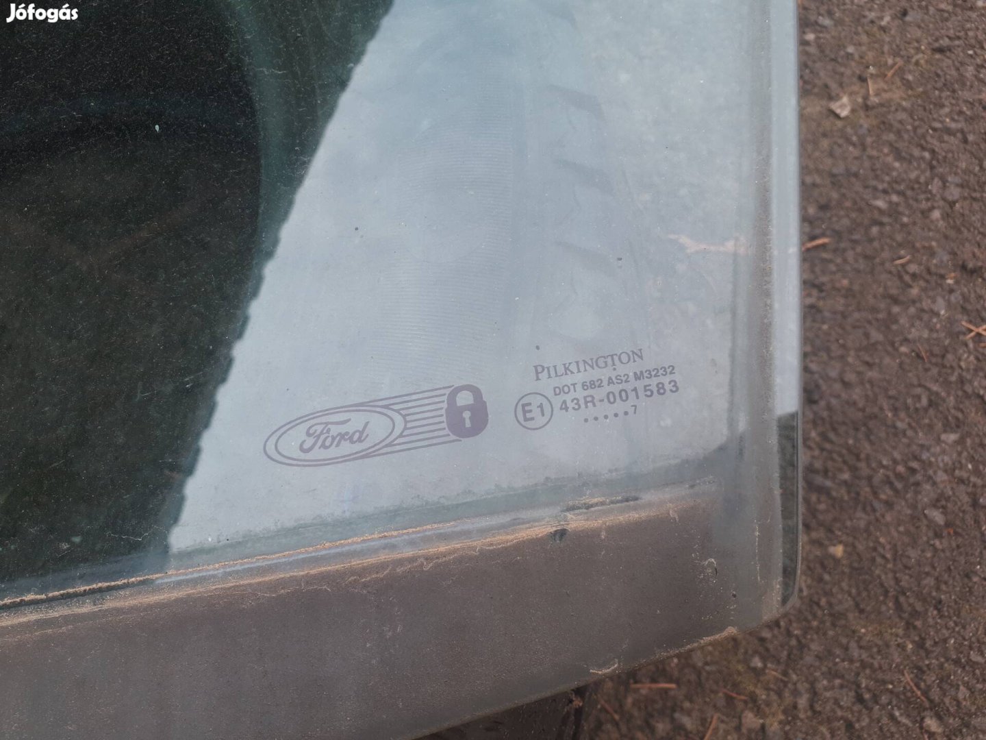 Ford Fusion 2005  bal első ajtóüveg 43R001583