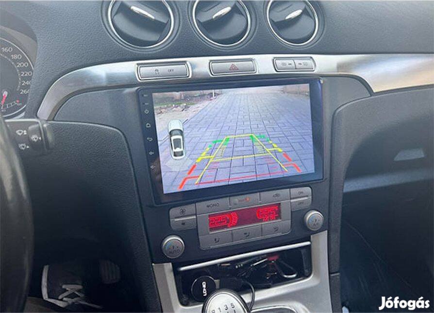 Ford Galaxy Carplay Multimédia Android GPS Rádió Tolatókamerával